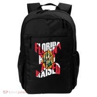 Florida Born And Raised Florida Flag Backpack thumb 0