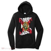 Florida Born And Raised Florida Flag Women's Hoodie thumb 0