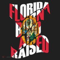 Florida Born And Raised Florida Flag Tumbler thumb 3