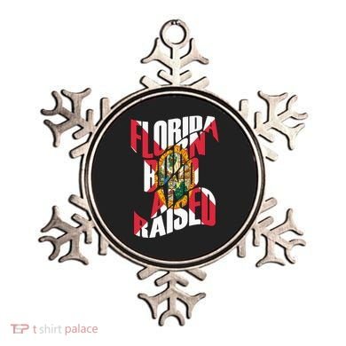 Florida Born And Raised Florida Flag Ornament