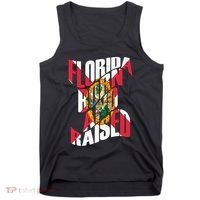 Florida Born And Raised Florida Flag Tank Top thumb 0