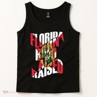 Florida Born And Raised Florida Flag Tank Top thumb 2