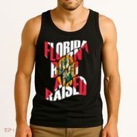 Florida Born And Raised Florida Flag Tank Top thumb 3