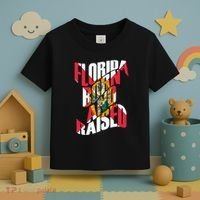 Florida Born And Raised Florida Flag Toddler T-Shirt thumb 3