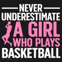 Funny Basketball Art For Girls Teens Basketball Player T-Shirt thumb 7