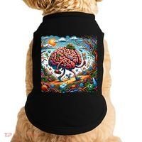 Funny Brain Adventure AlzheimerS Patients And Caregivers Gift Doggie Tank thumb 0
