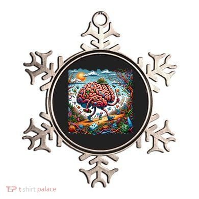 Funny Brain Adventure AlzheimerS Patients And Caregivers Gift Ornament