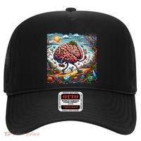 Funny Brain Adventure AlzheimerS Patients And Caregivers Gift Hat thumb 0