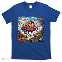 Funny Brain Adventure AlzheimerS Patients And Caregivers Gift T-Shirt thumb 0