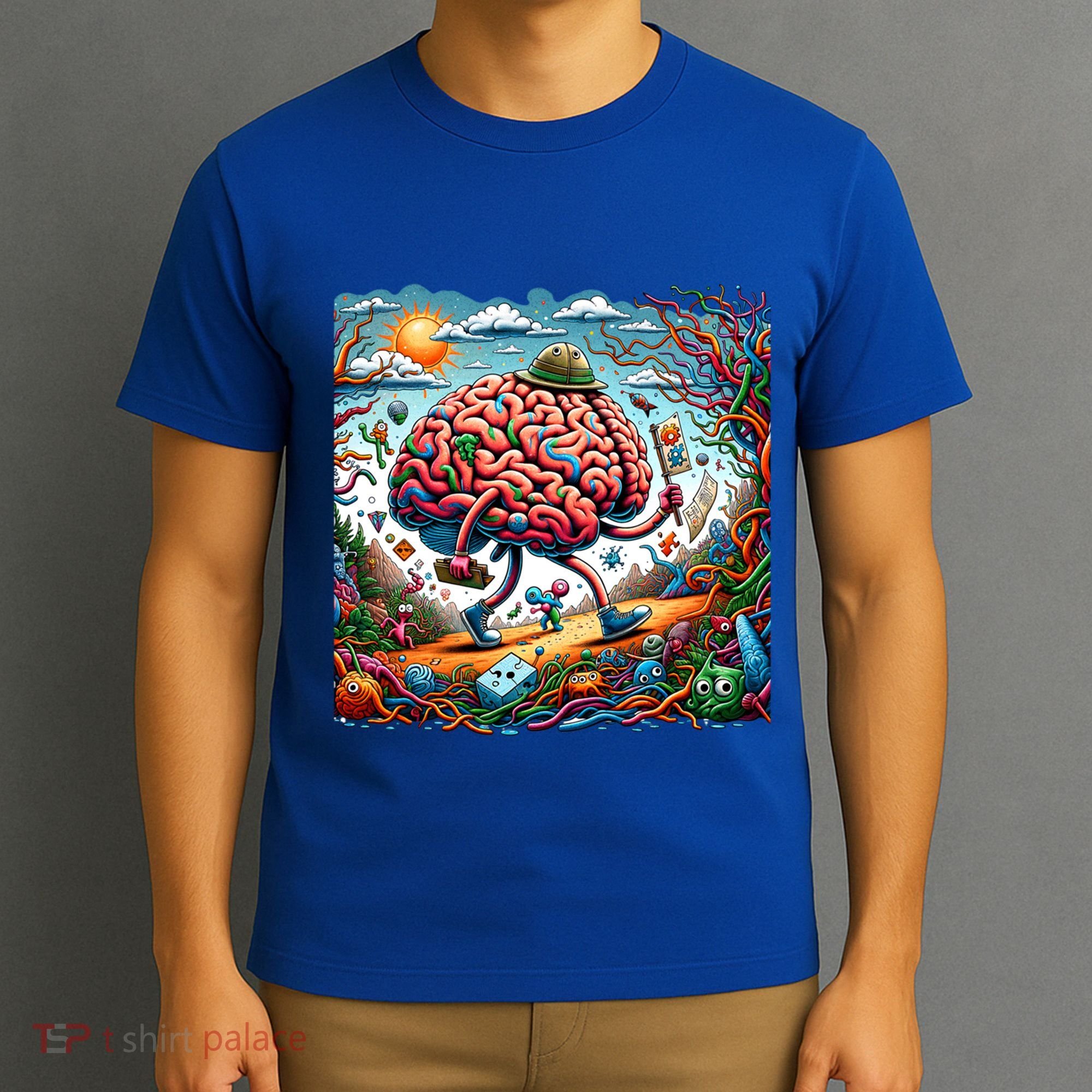 Funny Brain Adventure AlzheimerS Patients And Caregivers Gift T-Shirt