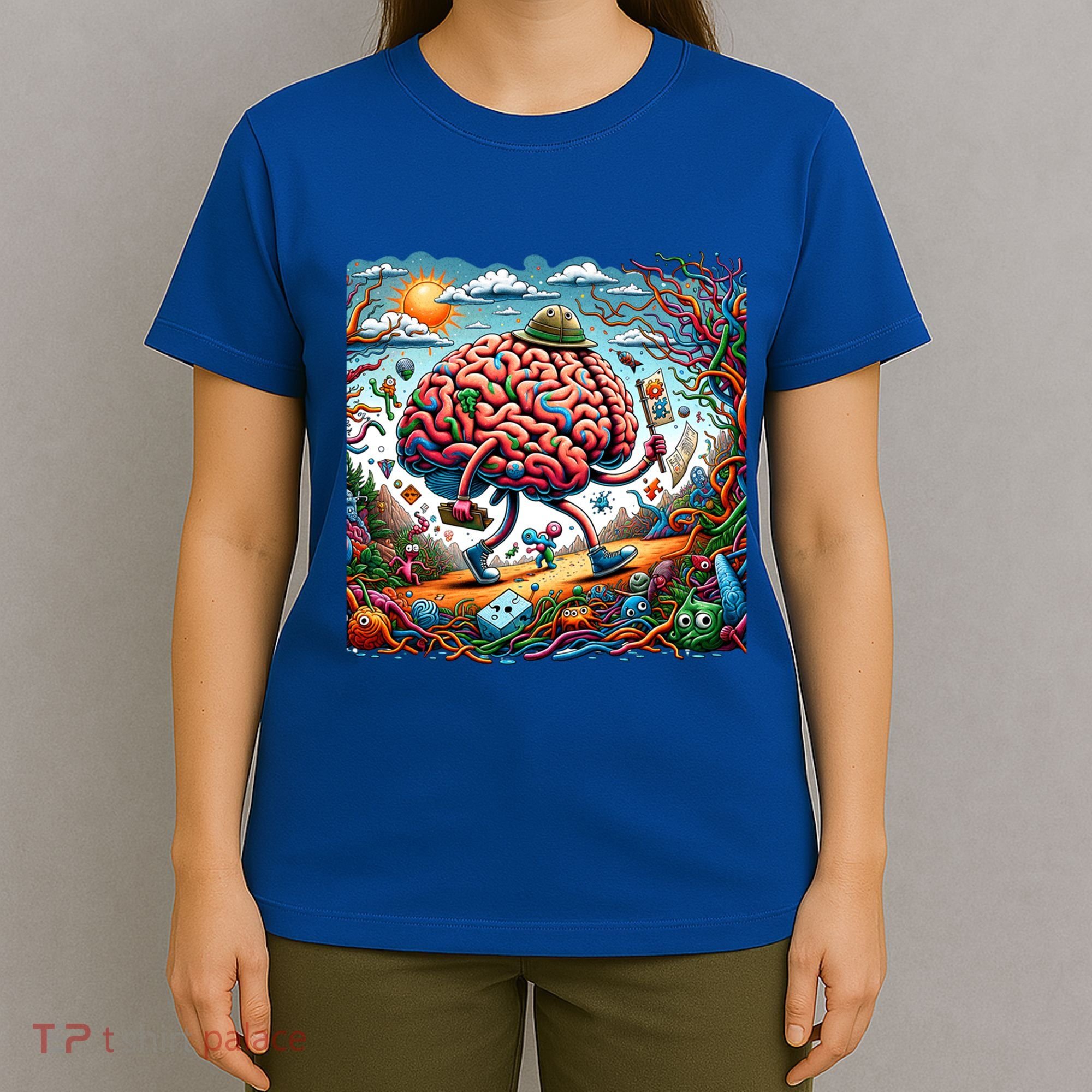 Funny Brain Adventure AlzheimerS Patients And Caregivers Gift T-Shirt