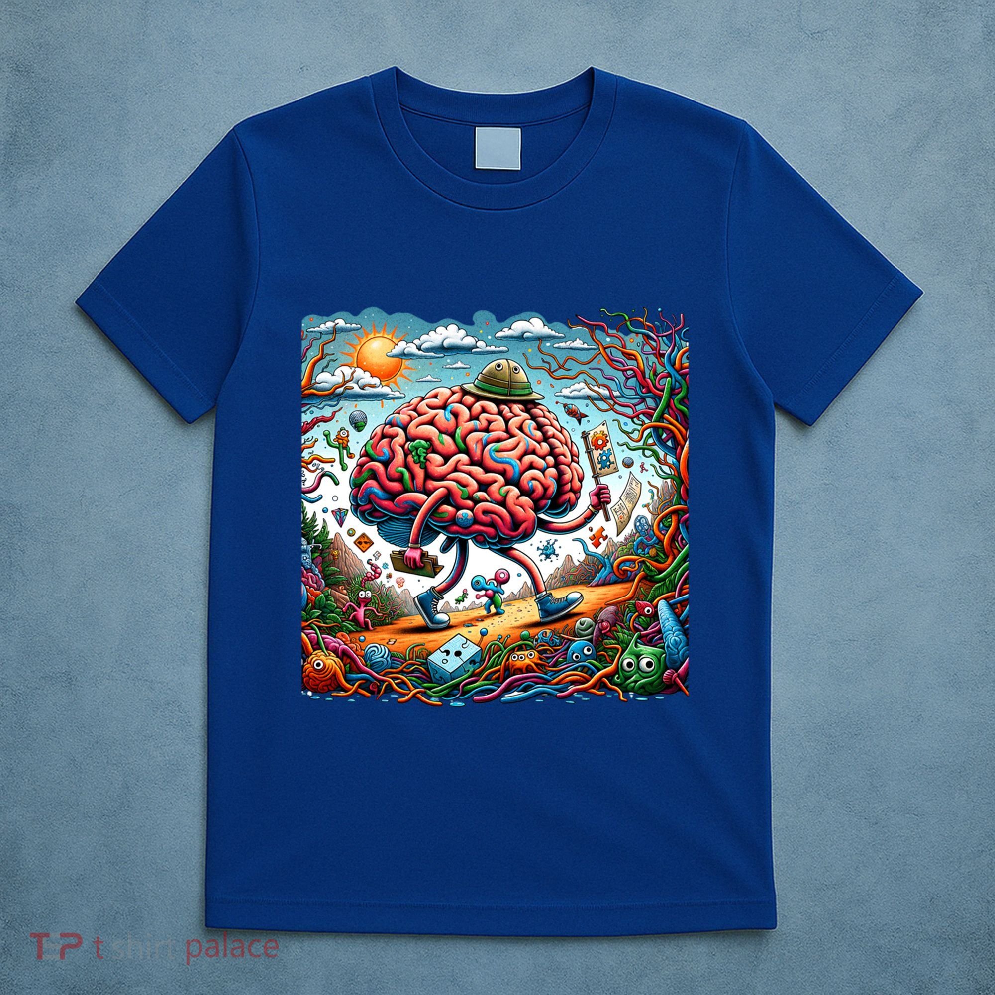 Funny Brain Adventure AlzheimerS Patients And Caregivers Gift T-Shirt