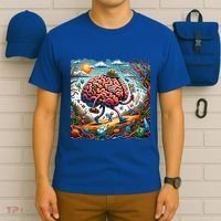 Funny Brain Adventure AlzheimerS Patients And Caregivers Gift T-Shirt thumb 6