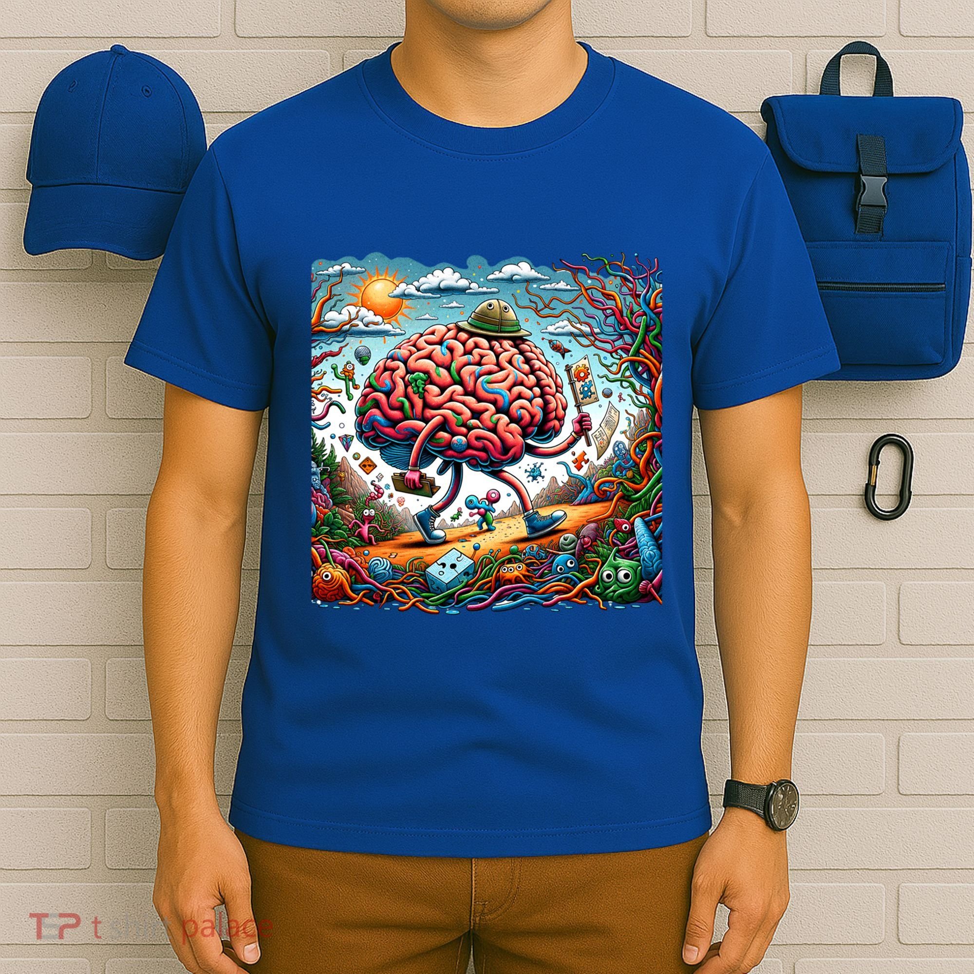 Funny Brain Adventure AlzheimerS Patients And Caregivers Gift T-Shirt