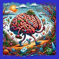 Funny Brain Adventure AlzheimerS Patients And Caregivers Gift Mousepad thumb 1