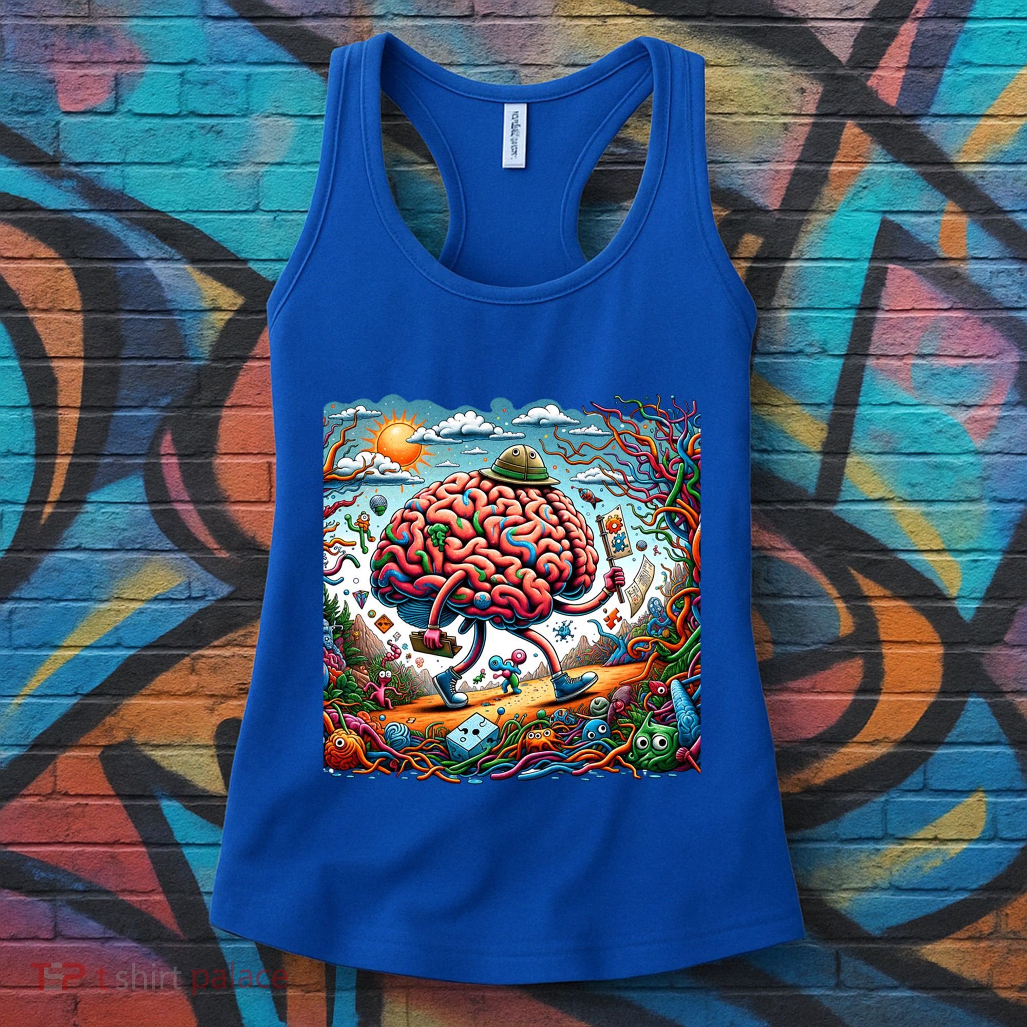 Funny Brain Adventure AlzheimerS Patients And Caregivers Gift Women's Tank Top