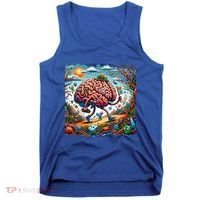 Funny Brain Adventure AlzheimerS Patients And Caregivers Gift Tank Top thumb 0