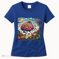 Funny Brain Adventure AlzheimerS Patients And Caregivers Gift Women's T-Shirt thumb 0