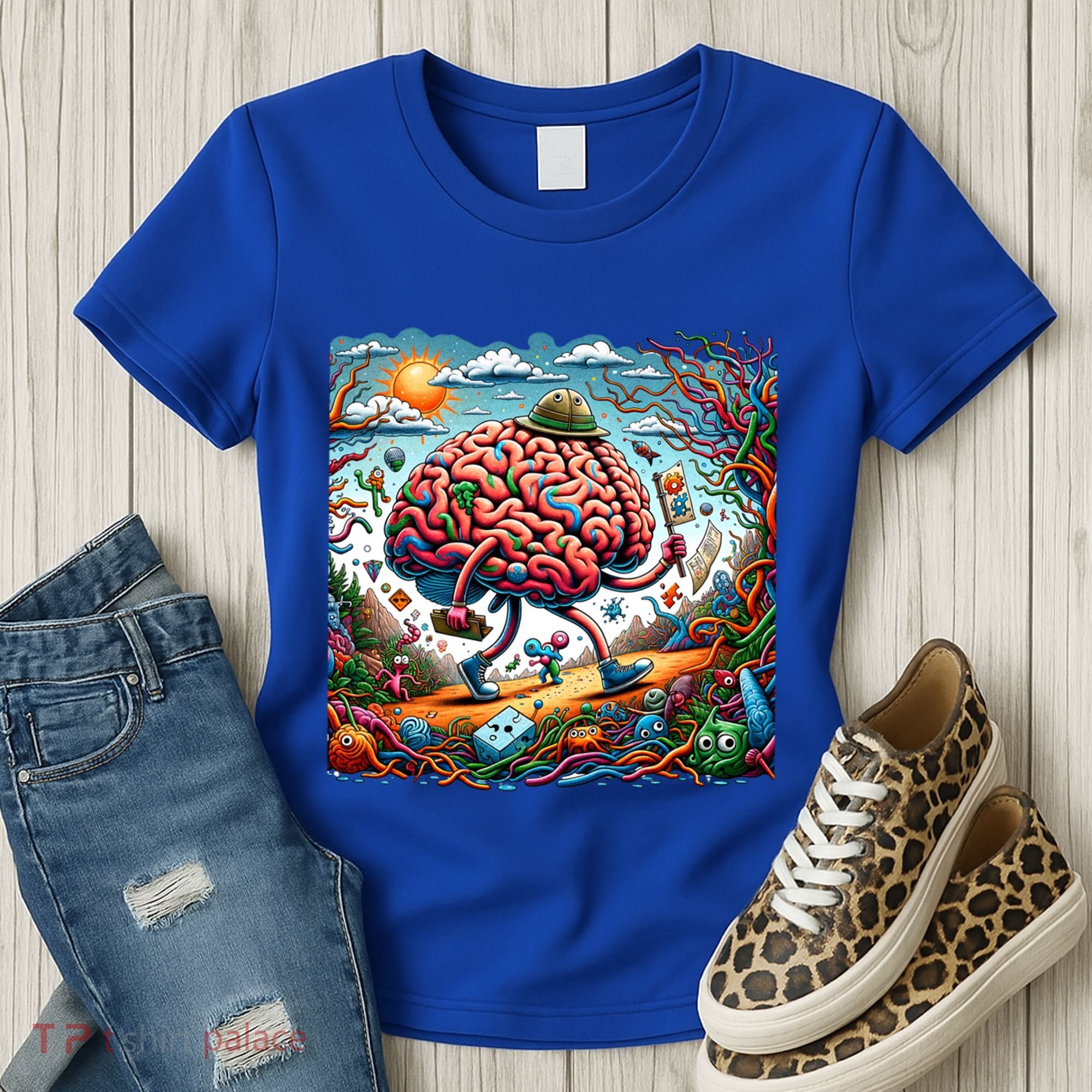 Funny Brain Adventure AlzheimerS Patients And Caregivers Gift Women's T-Shirt