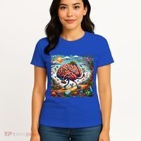 Funny Brain Adventure AlzheimerS Patients And Caregivers Gift Women's T-Shirt thumb 4