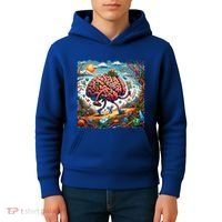 Funny Brain Adventure AlzheimerS Patients And Caregivers Gift Kids Hoodie thumb 4