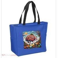 Funny Brain Adventure AlzheimerS Patients And Caregivers Gift Tote Bag thumb 2