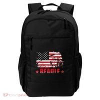 Funny Beagle American Flag Dog Dad Dog Mom Backpack thumb 0