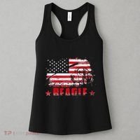 Funny Beagle American Flag Dog Dad Dog Mom Women's Tank Top thumb 3