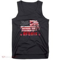 Funny Beagle American Flag Dog Dad Dog Mom Tank Top thumb 0