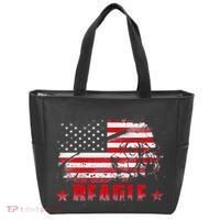Funny Beagle American Flag Dog Dad Dog Mom Tote Bag thumb 0