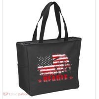 Funny Beagle American Flag Dog Dad Dog Mom Tote Bag thumb 2
