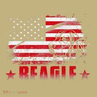 Funny Beagle American Flag Dog Dad Dog Mom Long Sleeve Shirt thumb 2