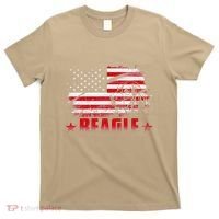 Funny Beagle American Flag Dog Dad Dog Mom T-Shirt thumb 0