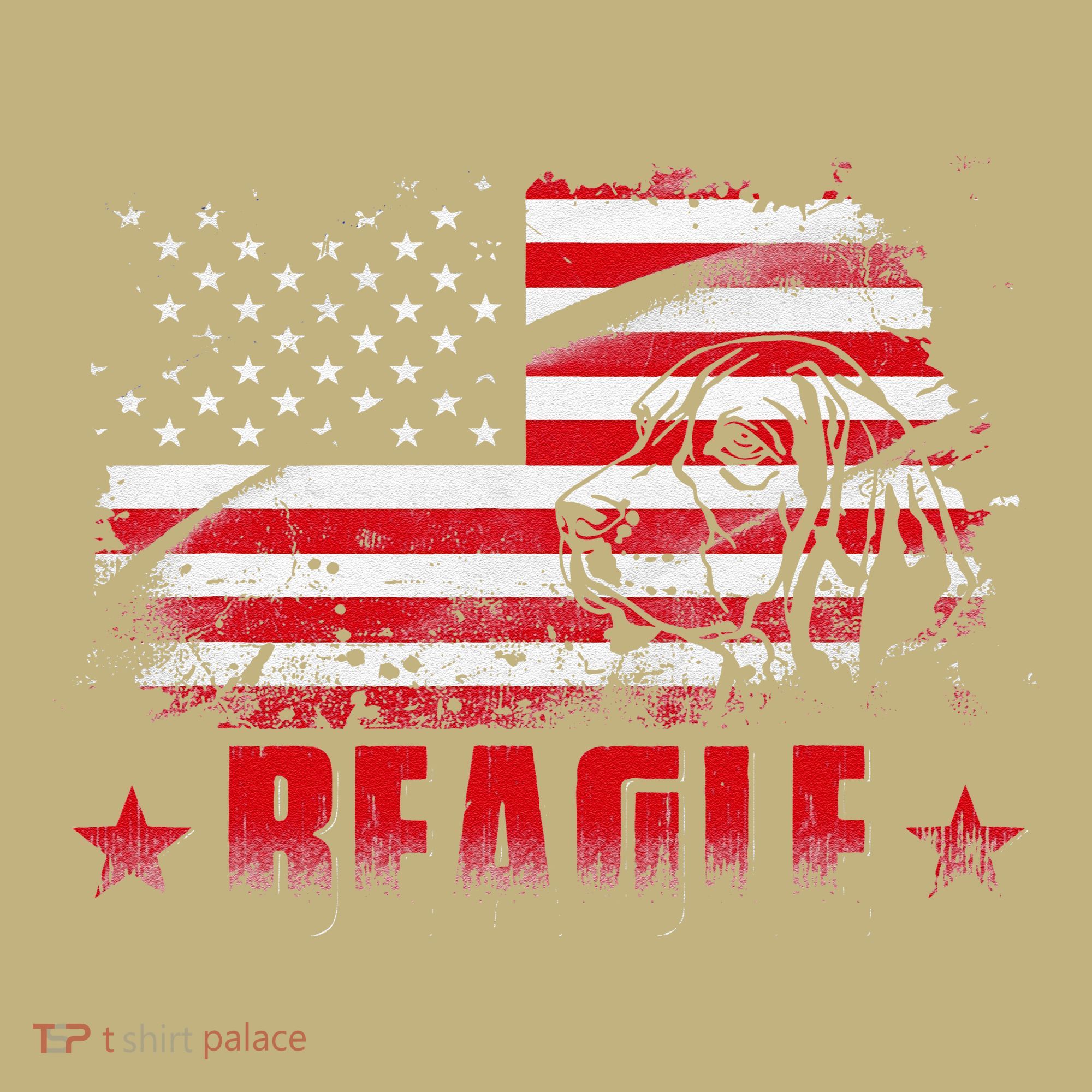 Funny Beagle American Flag Dog Dad Dog Mom Mousepad