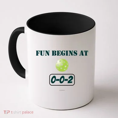 Fun Begins At 002 Coffee Mug