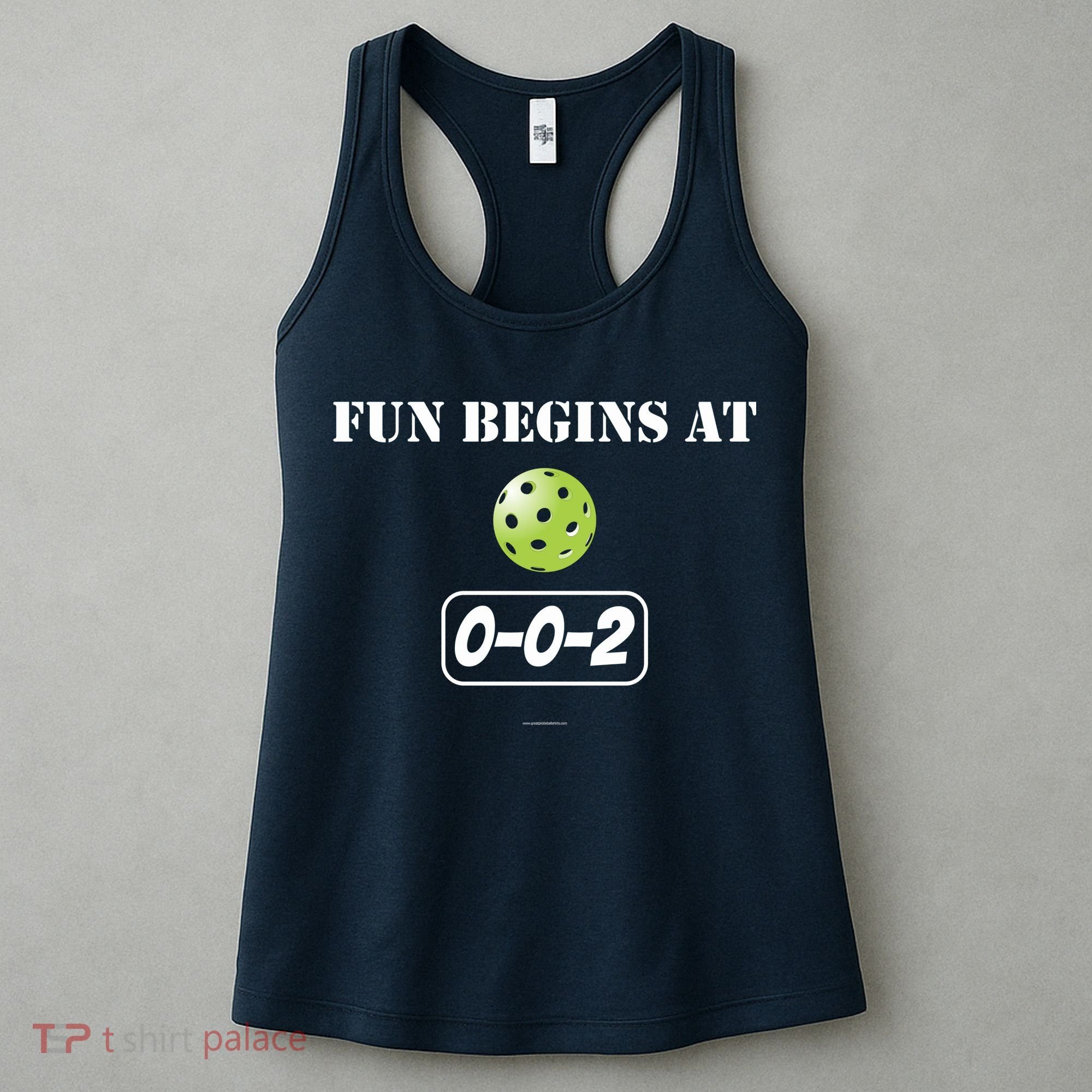 Fun Begins At 002 Women's Tank Top