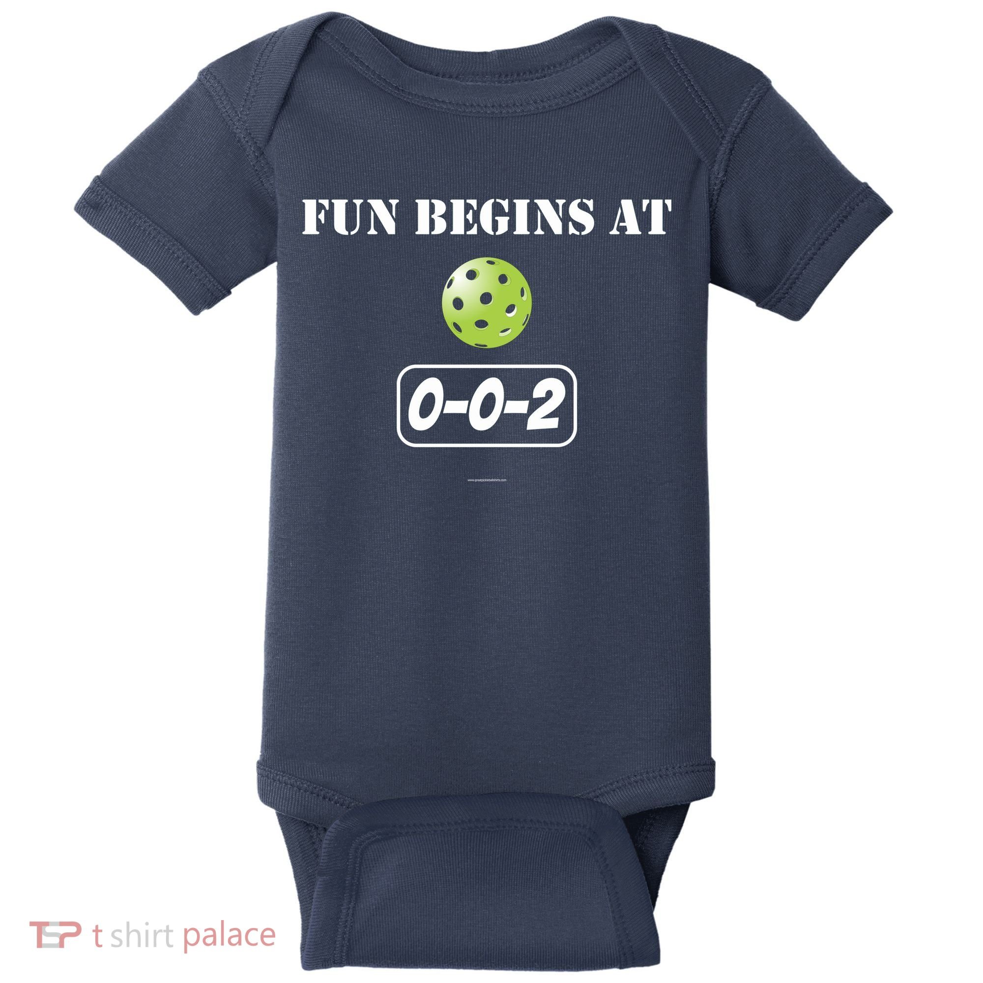 Fun Begins At 002 Baby Bodysuit