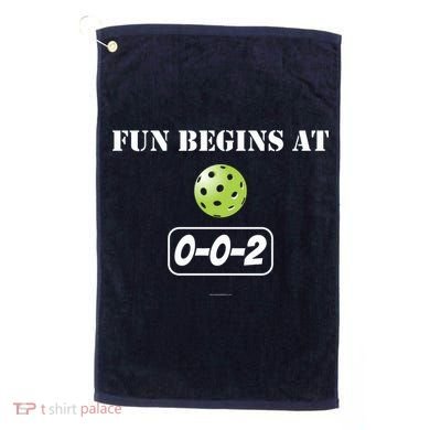 Fun Begins At 002 Golf Towel
