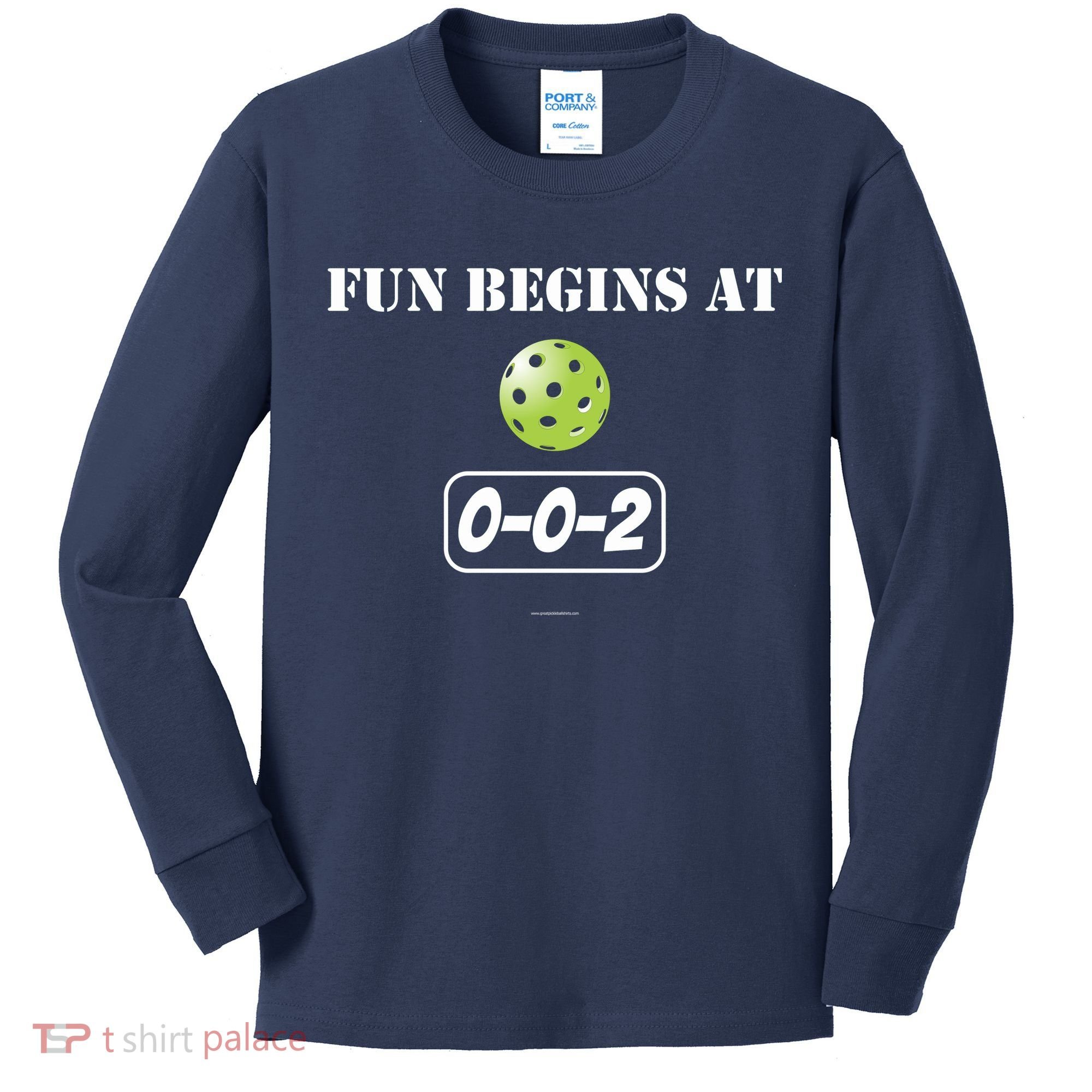 Fun Begins At 002 Kids Long Sleeve Shirt