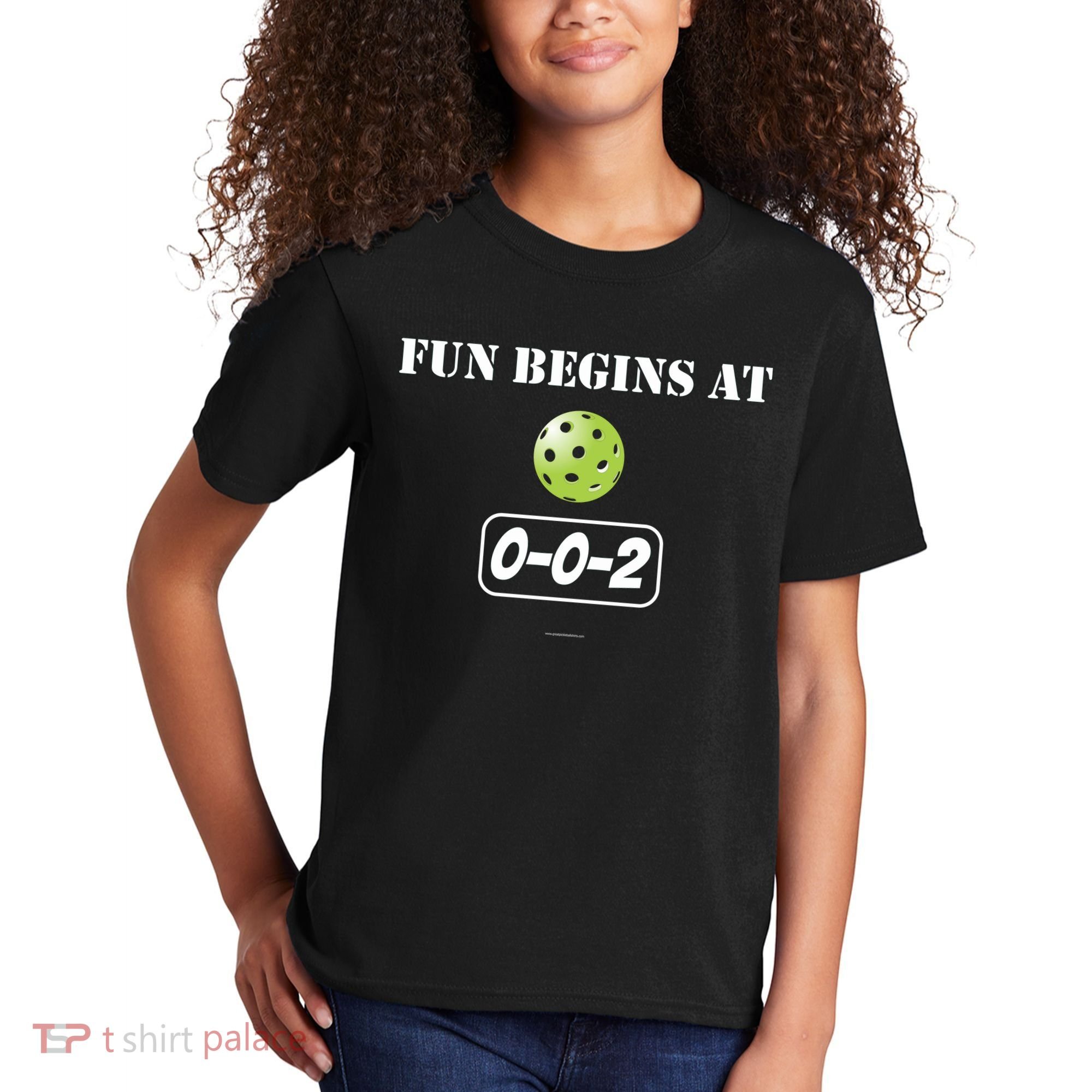 Fun Begins At 002 Kids T-Shirt