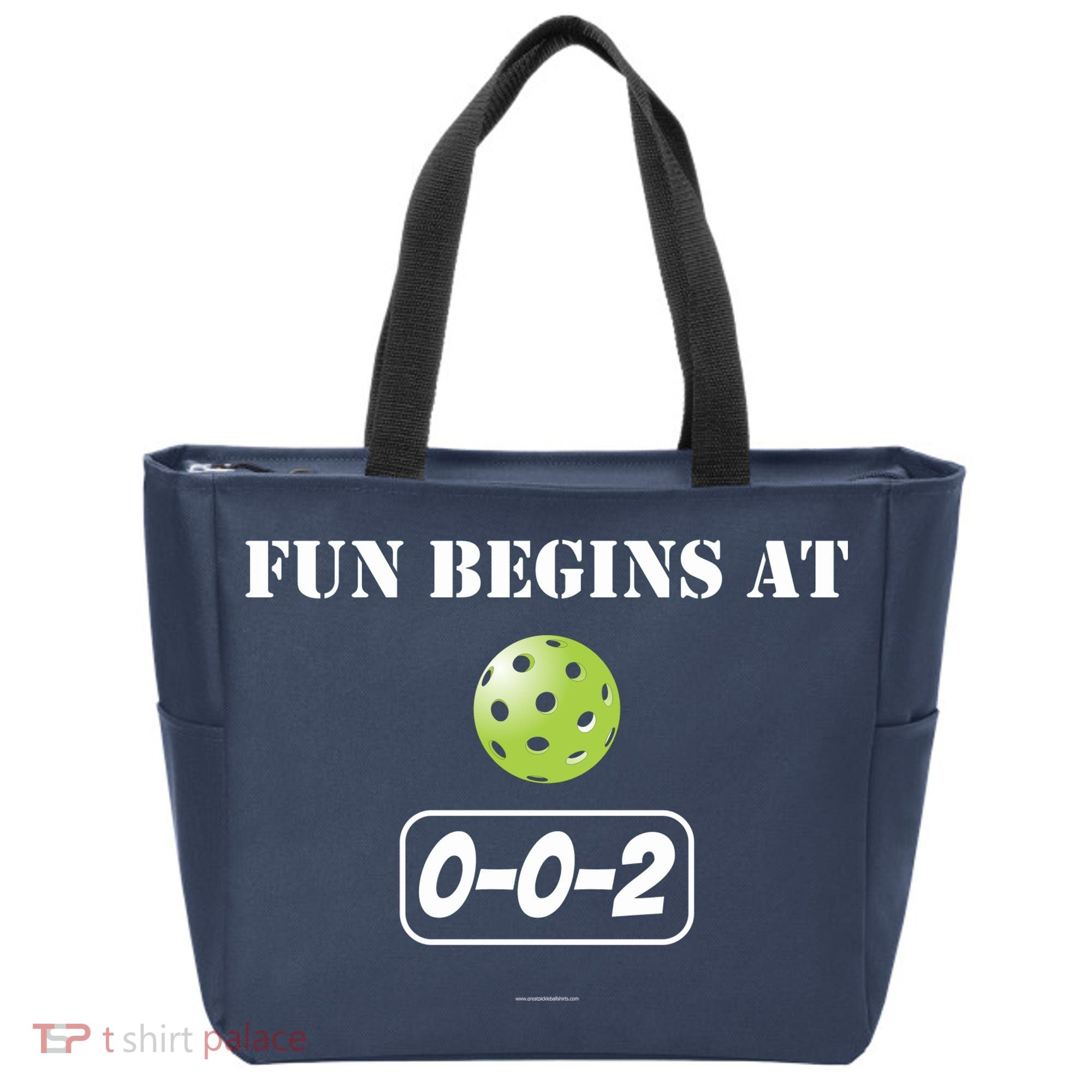 Fun Begins At 002 Tote Bag