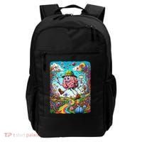Funny Brain Adventure Landscape AlzheimerS Awareness Gift Backpack thumb 0