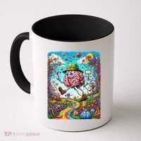 Funny Brain Adventure Landscape AlzheimerS Awareness Gift Coffee Mug thumb 0