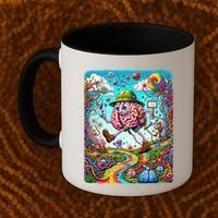 Funny Brain Adventure Landscape AlzheimerS Awareness Gift Coffee Mug thumb 2