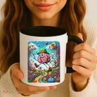Funny Brain Adventure Landscape AlzheimerS Awareness Gift Coffee Mug thumb 3
