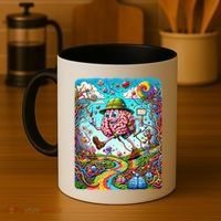 Funny Brain Adventure Landscape AlzheimerS Awareness Gift Coffee Mug thumb 4