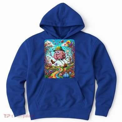 Funny Brain Adventure Landscape AlzheimerS Awareness Gift Hoodie