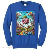 Funny Brain Adventure Landscape AlzheimerS Awareness Gift Sweatshirt thumb 0