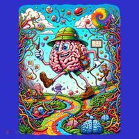 Funny Brain Adventure Landscape AlzheimerS Awareness Gift Sweatshirt thumb 3