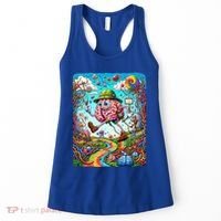 Funny Brain Adventure Landscape AlzheimerS Awareness Gift Women's Tank Top thumb 0